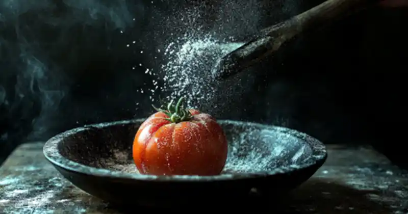 Tomates conservées dans de la cendre